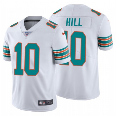 Nike Miami Dolphins #10 Tyreek Hill White Alternate Men's Stitched NFL 100th Season Vapor Untouchable Limited Jersey Men's